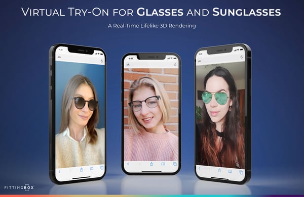Shopify app for glasses virtual try-on