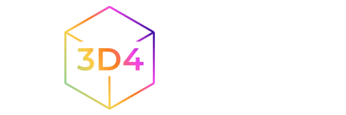 Logo 3D4 Fashion white
