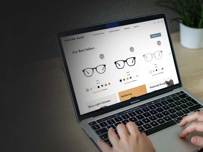 Baxter Blue integrates Fittingbox eyewear virtual try-on 