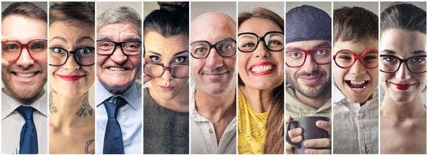 Les profils de porteurs de lunettes très variés