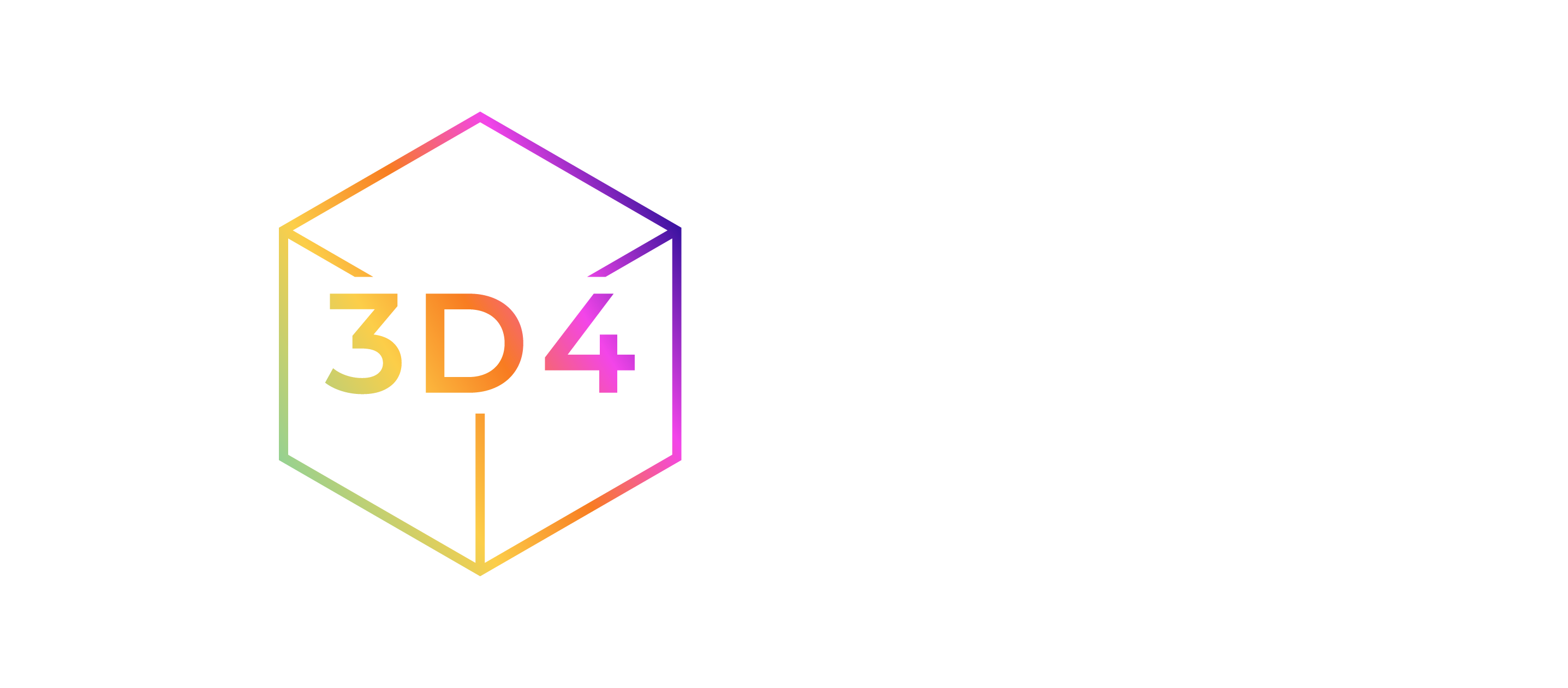 3D4 Fashion Logo White-2
