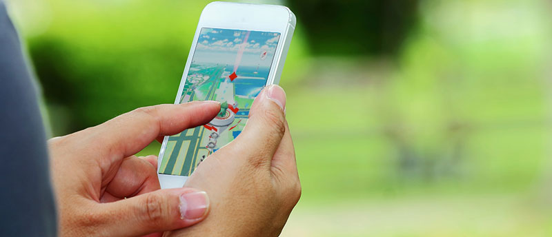 Augmented Reality made famous by Pokemon Go