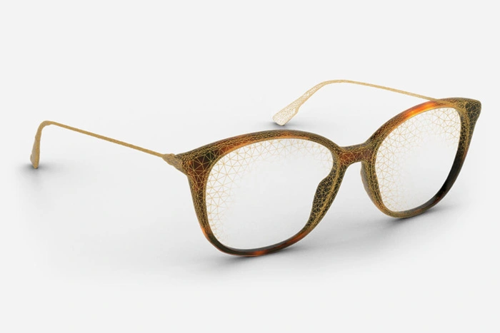 Innovative way to turn eyeglasses in 3D
